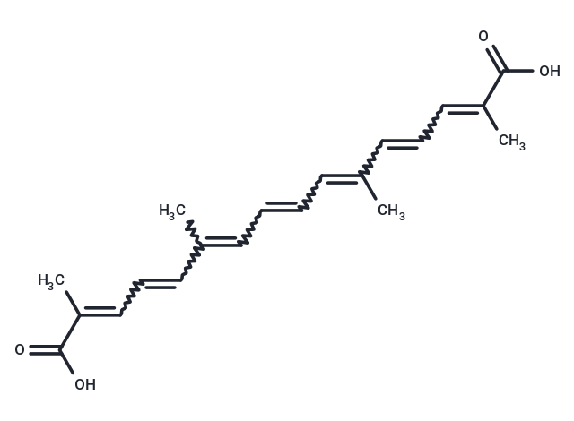 藏紅花酸,Transcrocetin