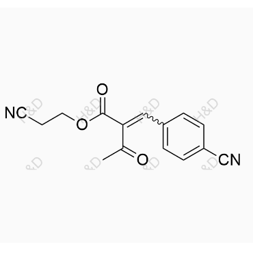 非奈利酮杂质71,2-cyanoethyl 2-(4-cyanobenzylidene)-3-oxobutanoate