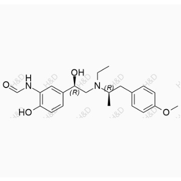 福莫特羅雜質(zhì)11,N-(5-((R)-2-(ethyl((R)-1-(4-methoxyphenyl)propan-2-yl)amino)-1-hydroxyethyl)-2-hydroxyphenyl)formamide