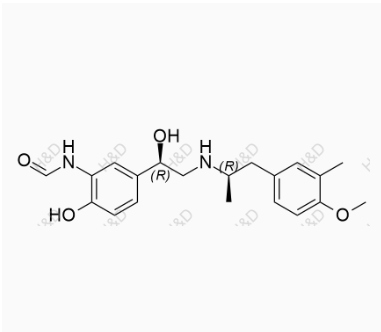 福莫特羅雜質(zhì)13,N-(2-hydroxy-5-((R)-1-hydroxy-2-(((R)-1-(4-methoxy-3-methylphenyl)propan-2-yl)amino)ethyl)phenyl)formamide