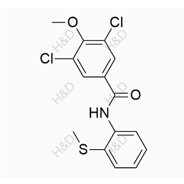 多替諾德雜質(zhì)47,3,5-dichloro-4-methoxy-N-(2-(methylthio)phenyl)benzamide