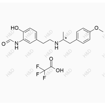 福莫特羅雜質(zhì)30(三氟乙酸鹽),N-(2-hydroxy-5-(2-((1-(4-methoxyphenyl)propan-2-yl)amino)ethyl)phenyl)formamide 2,2,2-trifluoroacetate