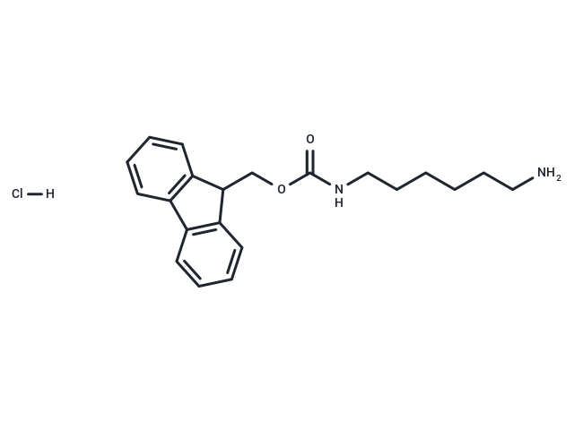 化合物 Fmoc-1,6-diaminohexane hydrochloride,Fmoc-1,6-diaminohexane hydrochloride