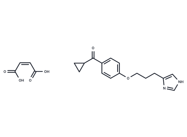 化合物 Ciproxifan maleate,Ciproxifan maleate