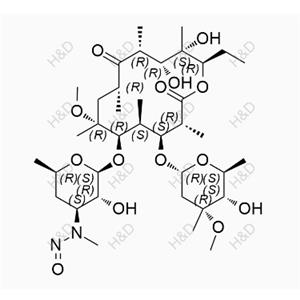 N-去甲基-N-亚硝胺克拉霉素