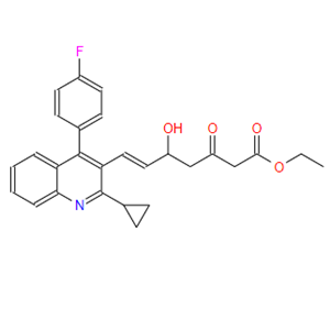 (E)-7-[2-環(huán)丙基-4-(4-氟苯基)-3-喹啉基]-5-羥基-3-氧代-6-庚烯酸乙酯