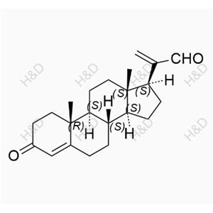 黃體酮EP雜質L,2-((8S,9S,10R,13S,14S,17S)-10,13-dimethyl-3-oxo-2,3,6,7,8,9,10,11,12,13,14,15,16,17-tetradecahydro-1H-cyclopenta[a]phenanthren-17-yl)acrylaldehyde