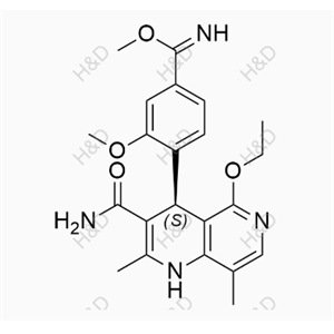 非奈利酮雜質62,(S)-methyl 4-(3-carbamoyl-5-ethoxy-2,8-dimethyl-1,4-dihydro-1,6-naphthyridin-4-yl)-3-methoxybenzimidate