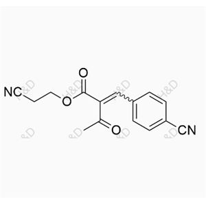 非奈利酮杂质71,2-cyanoethyl 2-(4-cyanobenzylidene)-3-oxobutanoate