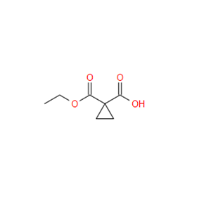 環(huán)丙基-1,1-二甲酸單乙酯,1-(ethoxycarbonyl)cyclopropanecarboxylic acid