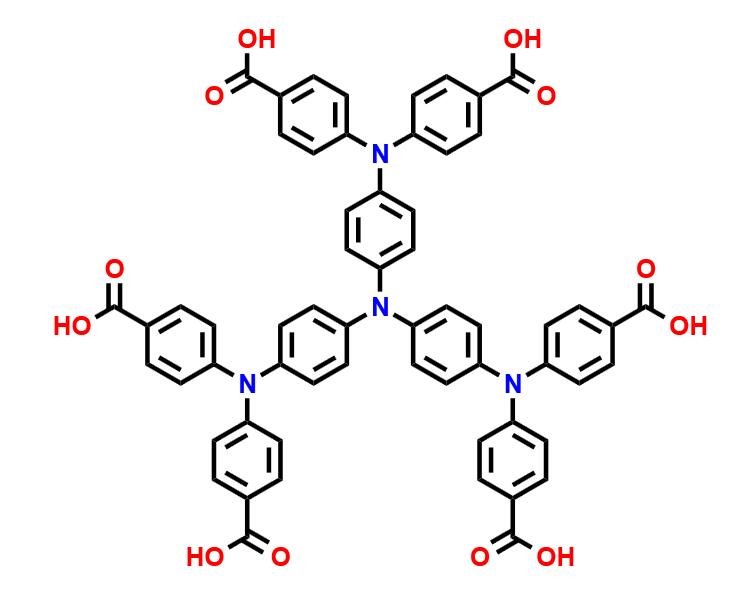 4,4',4''-三[N,N-二(4-羧基苯基)氨基]三苯胺,Benzoic acid, 4,4',4'',4''',4'''',4'''''-[nitrilotris(4,1-phenylenenitrilo)]hexakis-