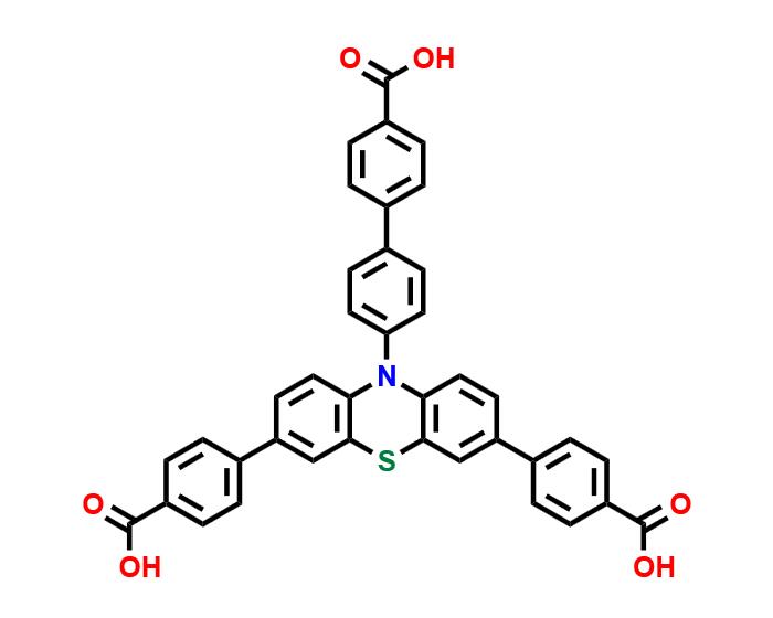 3,7-二(4-羧基苯基)-10-(4'-聯(lián)苯-4-基)-10H-吩噻嗪