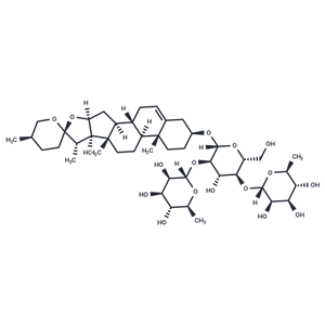 化合物Pennogenin 3-O-beta-chacotrioside,Pennogenin 3-O-beta-chacotrioside