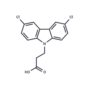 化合物 3-(3,6-dichloro-9H-carbazol-9-yl)propanoic acid|T50021|TargetMol