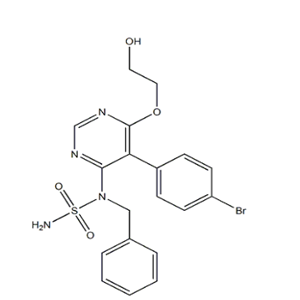 2-[6-(benzylsulfamoylamino)-5-(4-bromophenyl)pyrimidin-4-yl]oxyethanol,2-[6-(benzylsulfamoylamino)-5-(4-bromophenyl)pyrimidin-4-yl]oxyethanol