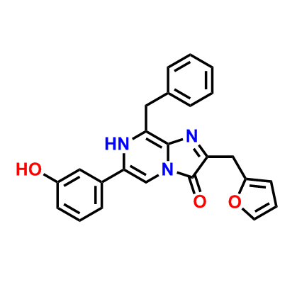 8-芐基-2-(呋喃-2-基甲基)-6-(3-羥基苯基)咪唑并[1,2-a]吡嗪-3(7H)-酮,8-Benzyl-2-(furan-2-ylmethyl)-6-(3-hydroxyphenyl)imidazo[1,2-a]pyrazin-3(7H)-one