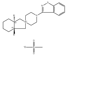 (3AR,7AR)-4'-(1,2-苯并異噻唑-3-基)八氫螺[2H-異吲哚-2,1'-哌嗪]甲磺酸鹽,(3aR,7aR)-4'-(1,2-Benzisothiazol-3-yl)octahydrospiro[2H-isoindole-2,1'-piperaziniuM] Methanesulfonate