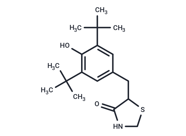 化合物 Tazofelone,Tazofelone