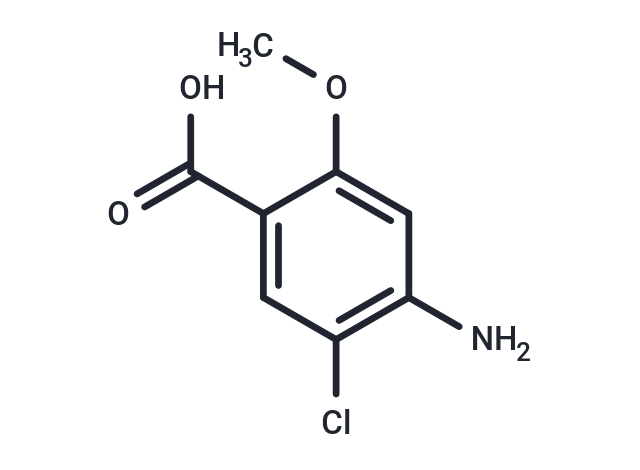 甲氧氯普胺雜質(zhì)C,4-Amino-5-Chloro-2-Methoxybenzoic Acid