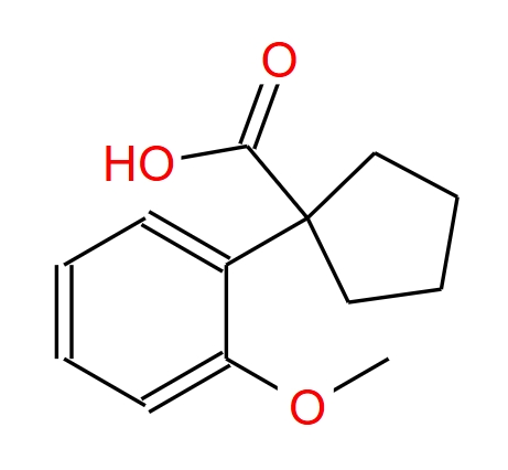 1-(2-甲氧基苯基)環(huán)戊烷甲酸,1-(2-methoxyphenyl)cyclopentanecarboxylic acid