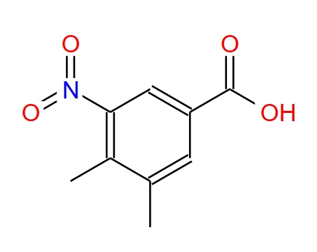 3,4-二甲基-5-硝基苯甲酸,3,4-dimethyl-5-nitrobenzoic acid