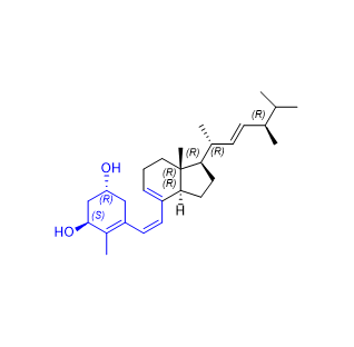 度骨化醇雜質01,(1R,3S)-5-((Z)-2-((1R,3aR,7aR)-1-((2R,5R,E)-5,6-dimethylhept-3-en-2-yl)-7a-methyl-2,3,3a,6,7,7a-hexahydro-1H-inden-4-yl)vinyl)-4-methylcyclohex-4-ene-1,3-diol