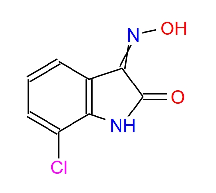 7-氯-3-(羥胺基)吲哚-2-酮,7-Chloro-1H-indole-2,3-dione 3-oxime