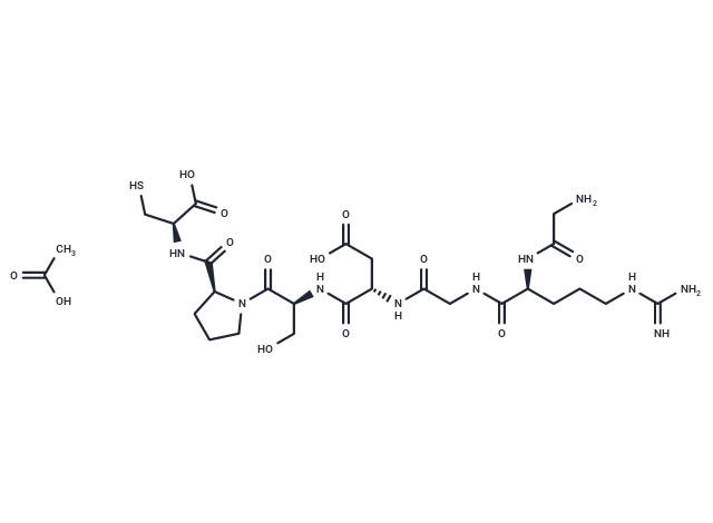 化合物GRGDSPC acetate,GRGDSPC acetate