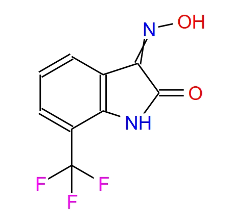 3-(羥胺基)-7-(三氟甲基)吲哚-2-酮,3-(Hydroxyimino)-7-(trifluoromethyl)indolin-2-one