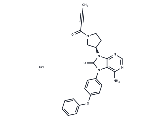 化合物 Tirabrutinib hydrochloride,Tirabrutinib hydrochloride