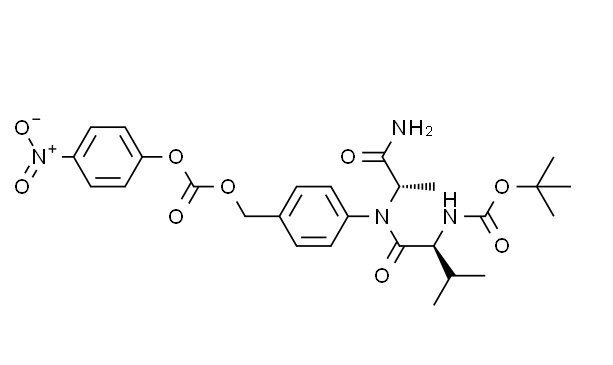 Boc-Val-Ala-PAB-PNP,6-Maleimidohexanoyl-valyl-alanyl-(4-aminobenzyl)-(4-nitrophenyl)-carbonate