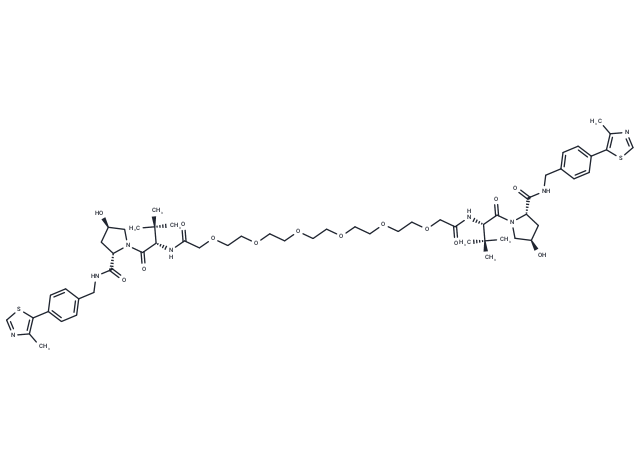 化合物Homo-PROTAC pVHL30 degrader 1,Homo-PROTAC pVHL30 degrader 1