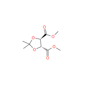 (-)-二甲基-2,3-鄰異丙亞基-L-酒石酸酯,(4R,5R)-2,2-dimethyl-1,3-Dioxolane-4,5-dicarboxylic acid 4,5-dimethyl ester