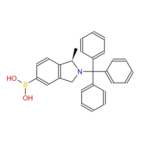 (R)-1-甲基-2-三苯甲基-2,3-二氫-1H-5-異吲哚硼酸