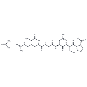 化合物GRGDSP acetate,GRGDSP acetate(91037-75-1 free base)