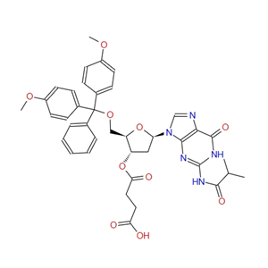 N2-异丁酰基-5'-O-(4,4'-二甲氧基三苯甲基)-2'-脱氧鸟苷-3'-O-琥珀酸