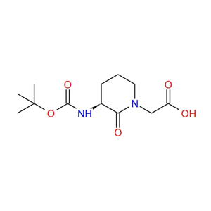 (S)-2-(3-(叔丁氧羰基氨基)-2-氧代哌啶-1-基)乙酸