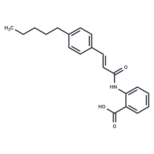 2-(3-(4-戊基苯基)丙烯酰胺基)苯甲酸|T5454|TargetMol