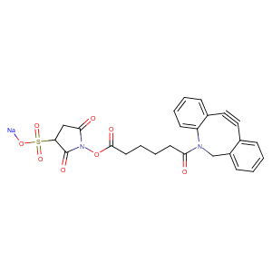 化合物 DBCO-Sulfo-NHS ester sodium,DBCO-Sulfo-NHS ester sodium