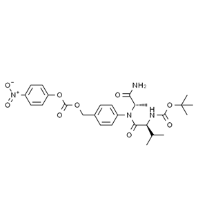 Boc-Val-Ala-PAB-PNP,6-Maleimidohexanoyl-valyl-alanyl-(4-aminobenzyl)-(4-nitrophenyl)-carbonate