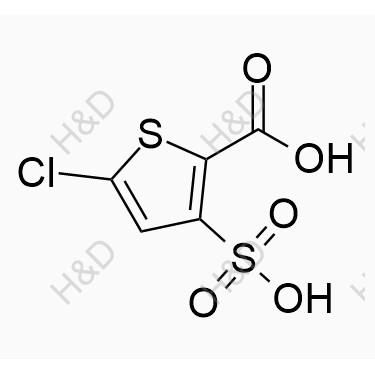 氯諾昔康雜質(zhì)11,5-chloro-3-sulfothiophene-2-carboxylic acid