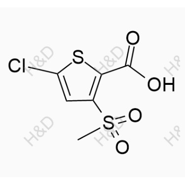 氯诺昔康杂质17,5-chloro-3-(methylsulfonyl)thiophene-2-carboxylic acid