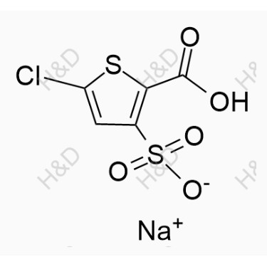 氯諾昔康雜質(zhì)18(鈉鹽),sodium 2-carboxy-5-chlorothiophene-3-sulfonate