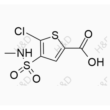 氯諾昔康雜質(zhì)20,5-chloro-4-(N-methylsulfamoyl)thiophene-2-carboxylic acid