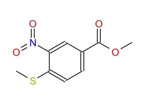 4-(甲硫基)-3-硝基苯甲酸甲酯,Methyl 4-(methylsulfanyl)-3-nitrobenzenecarboxylate