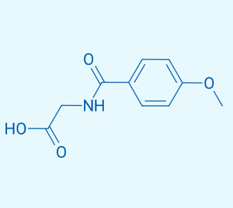 (4-甲氧基苯甲酰基氨基)-乙酸,2-[(4-Methoxybenzoyl)amino]acetic acid