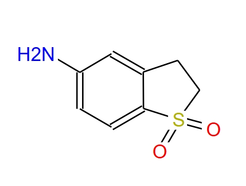 1,1-二氧化物-2,3-二氫-1-苯并噻吩-5-基胺,1,1-dioxo-2,3-dihydro-1-benzothiophen-5-amine