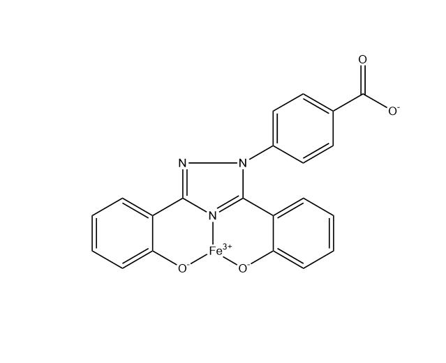 地拉羅斯鐵螯合物,Deferasirox Fe3+ chelate