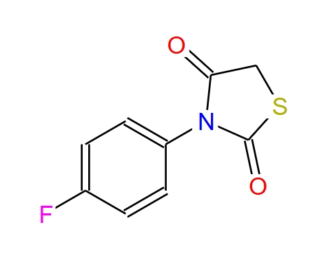 3-(4-氟苯基)噻唑烷-2,4-二酮,3-(4-fluorophenyl)-1,3-thiazolidine-2,4-dione