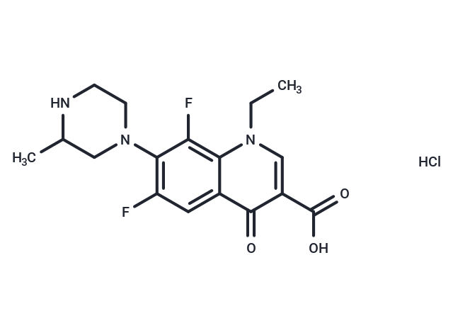 鹽酸洛美沙星,Lomefloxacin hydrochloride